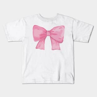 Coquette pink bow Kids T-Shirt